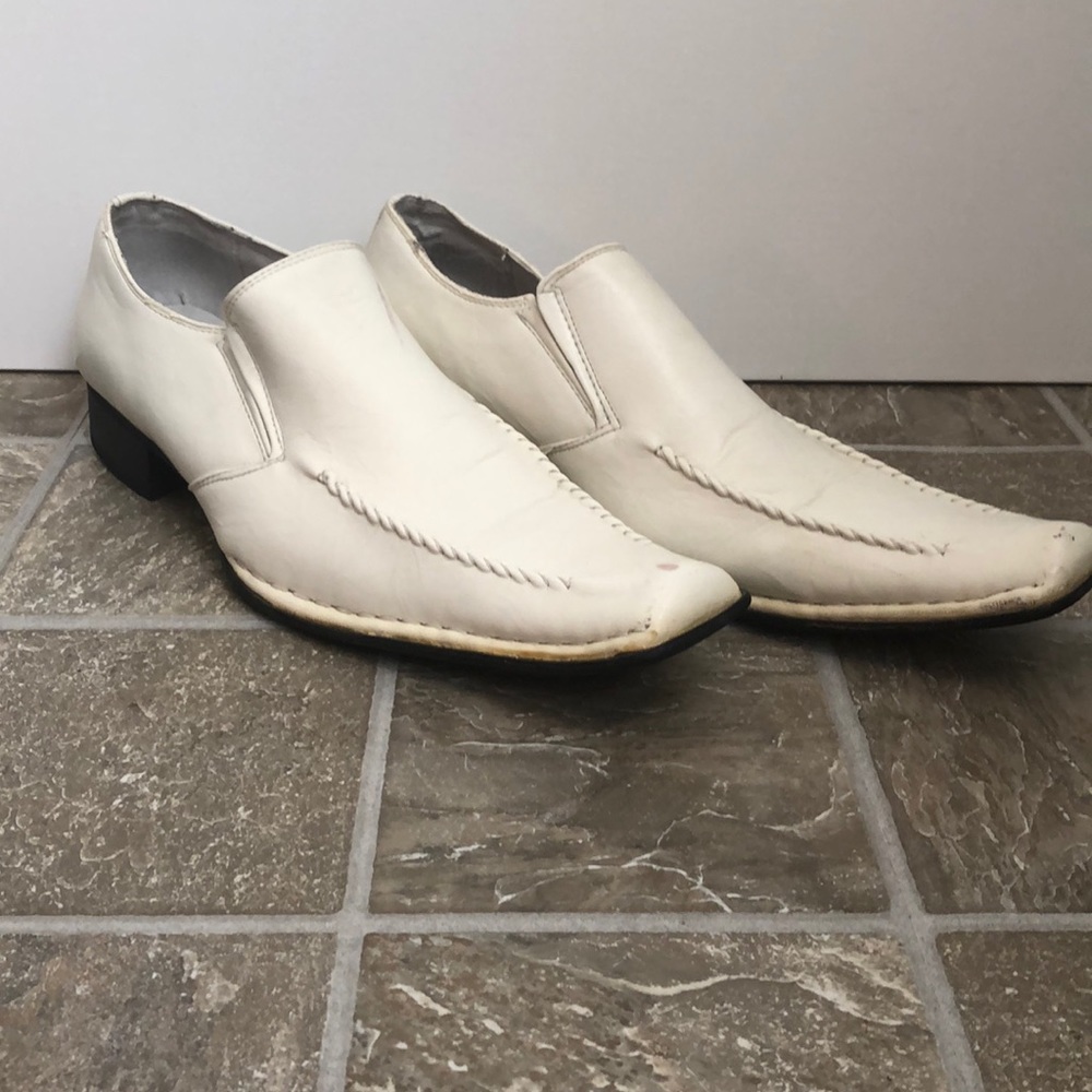 White Men’s dress shoes
